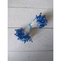 Тычинка средняя для цветов цв. синий, цена за 100 шт